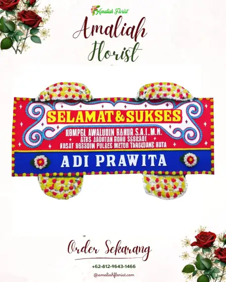 Papan Bunga Ucapan Selamat Kersana
