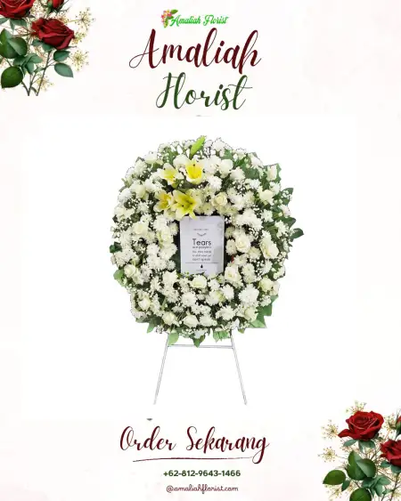 Krans Bunga Duka Kersana